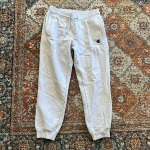 Champion Reverse Weave Fleece Joggers - Light Gray